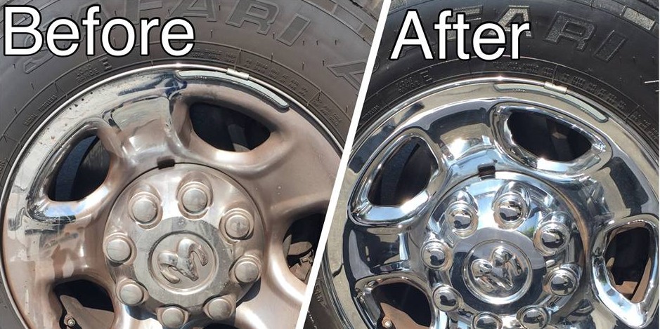 Wheel Steam Cleaning