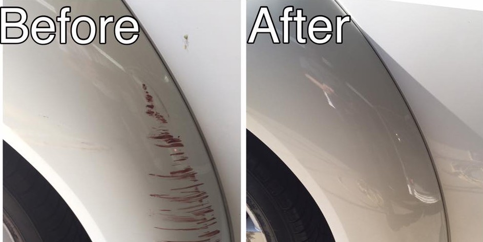 Scratch Removal with Steam