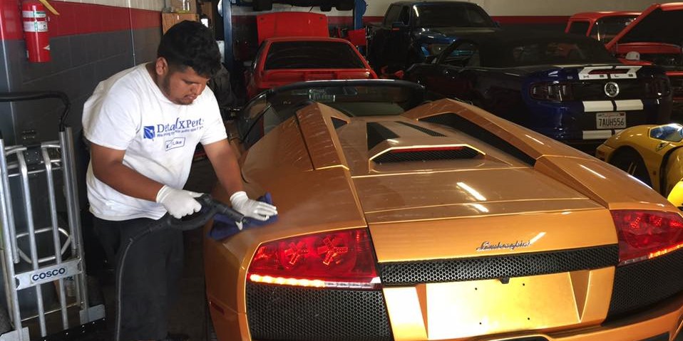 Lamborghini Steam Cleaning