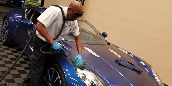 Aston Martin Steam Cleaning