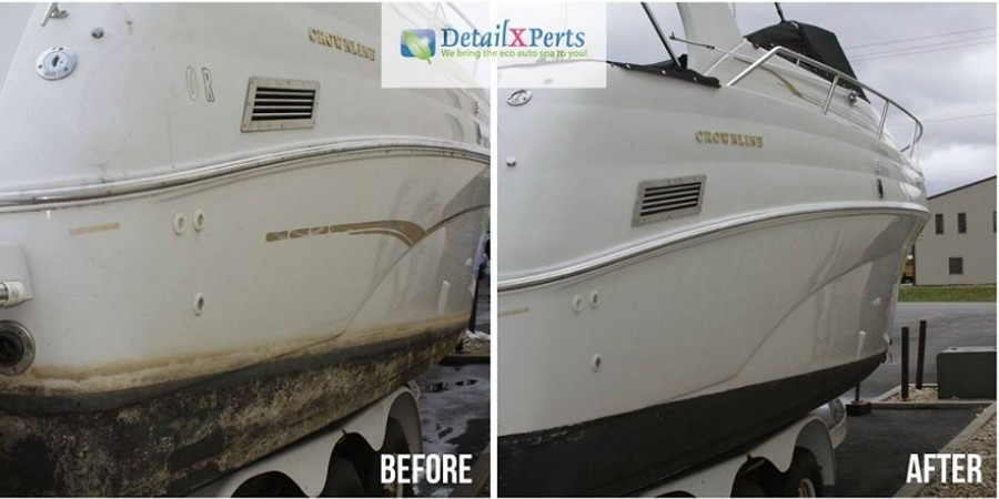 Before and After - Boat Detailing
