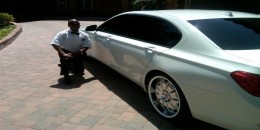 Serving Ryan Howard's BMW