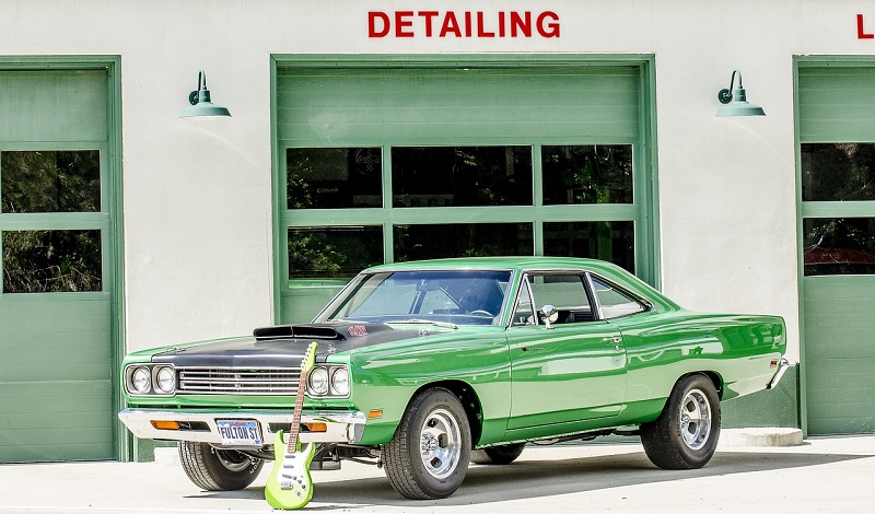 St. Patrick's Day Green Car