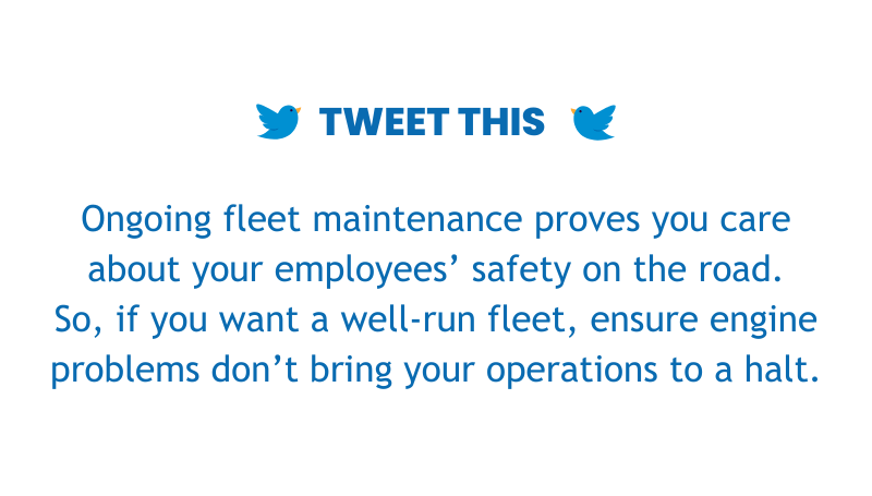 Most Common Fleet Maintenance Problems_Twitter Quote