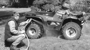 ATV Wash: How to Remove Mud Stains
