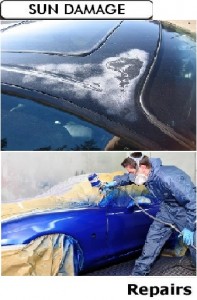 sun damage to car paint