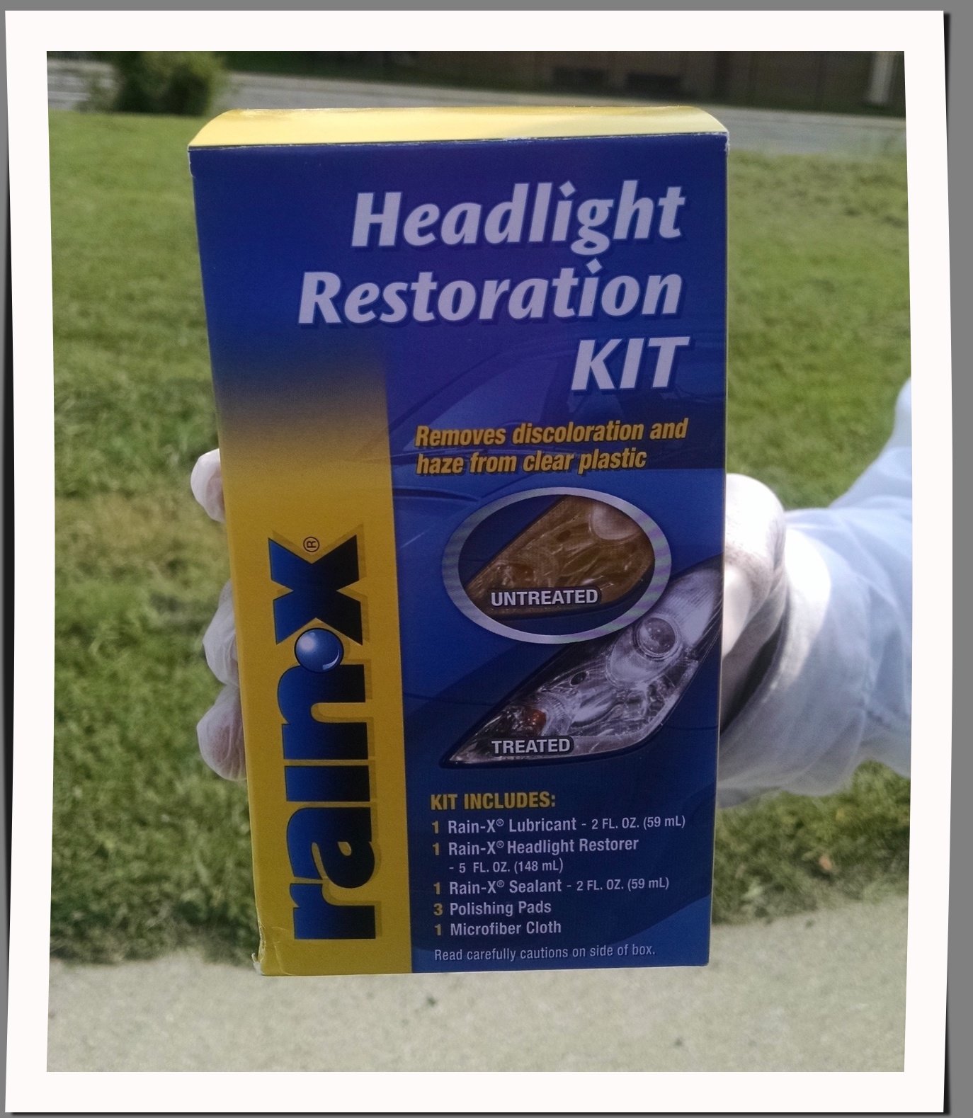How to Restore Headlights with Rain X