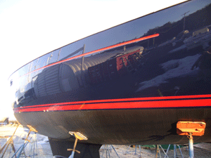 Boat Hull with Gelcoat