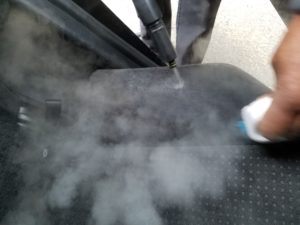 Remove Chocolate Stains from Car Seats with Steam
