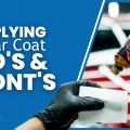 DetailXPerts applying clear coat