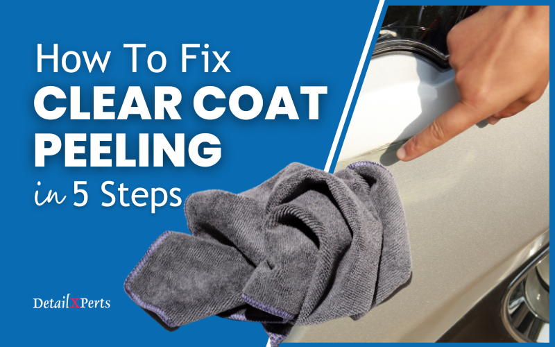 Simple Peeling Clear Coat Fix Watch This! Temporary Fix (Order at