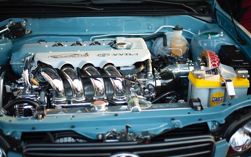 Pressure Washing Your Car Engine