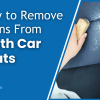 How to Remove Stains From Cloth Car Seats